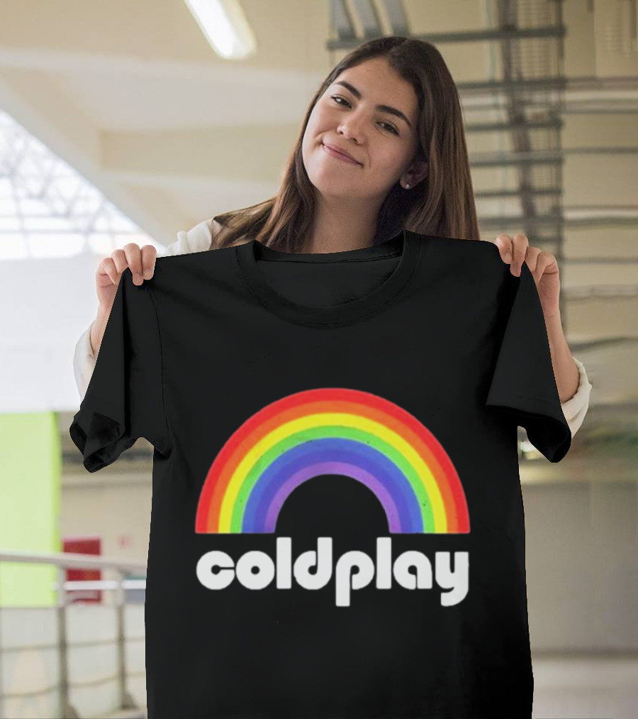 Coldplay Rainbow Multicolor T-Shirt