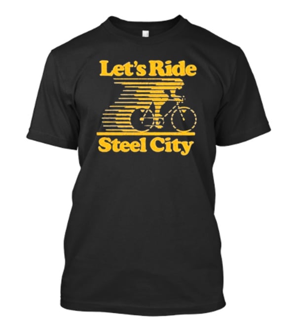 Let's Ride Steel City Cycling Adventure T-Shirt