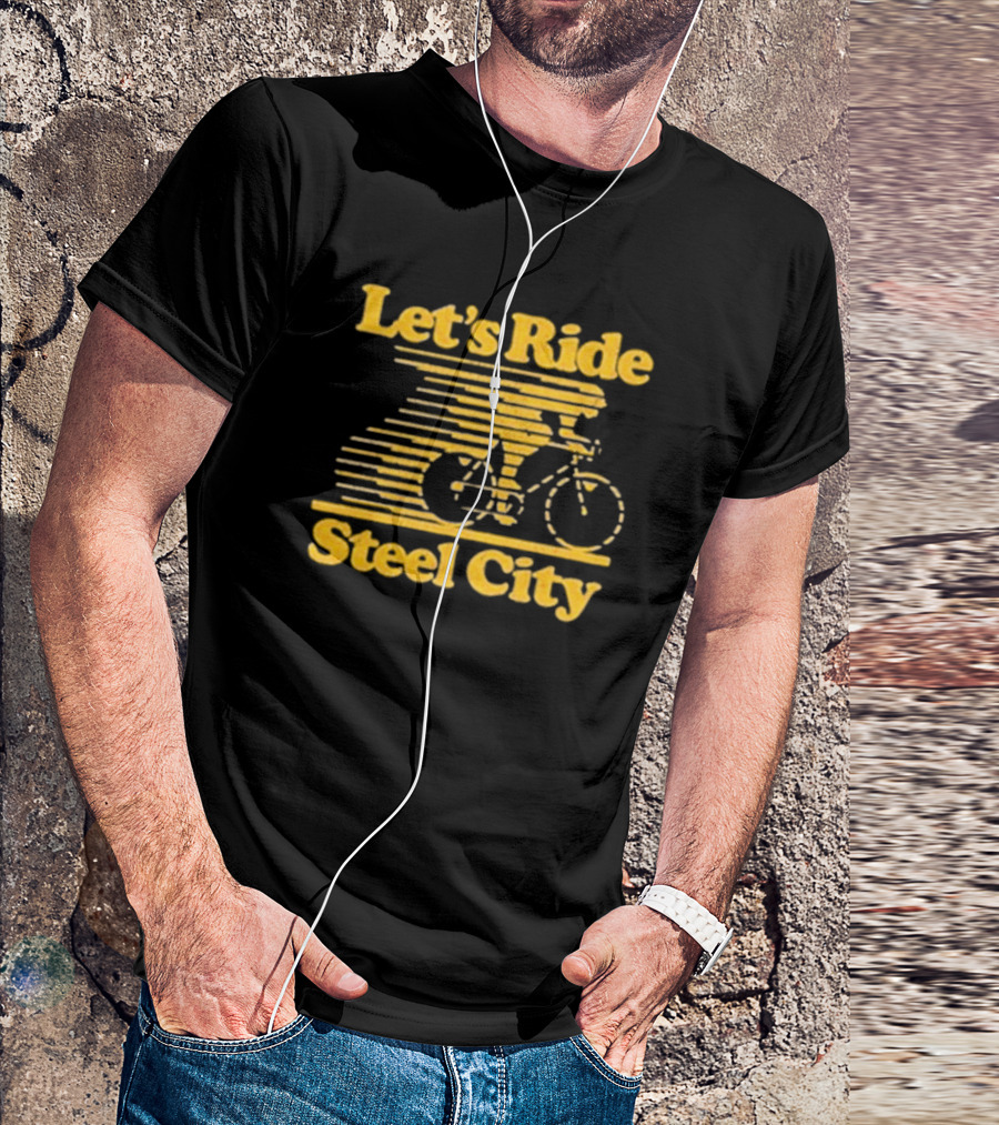 Let's Ride Steel City Cycling Adventure T-Shirt