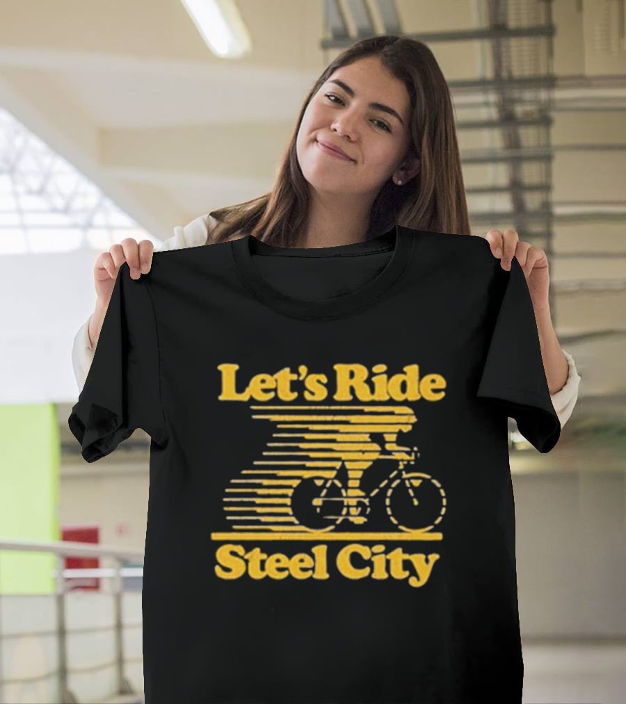 Let's Ride Steel City Cycling Adventure T-Shirt
