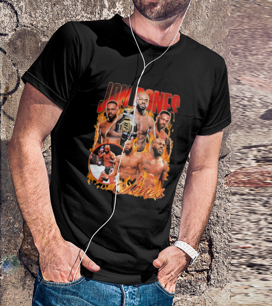 Jon Bones Jones UFC Champion Montage T-Shirt