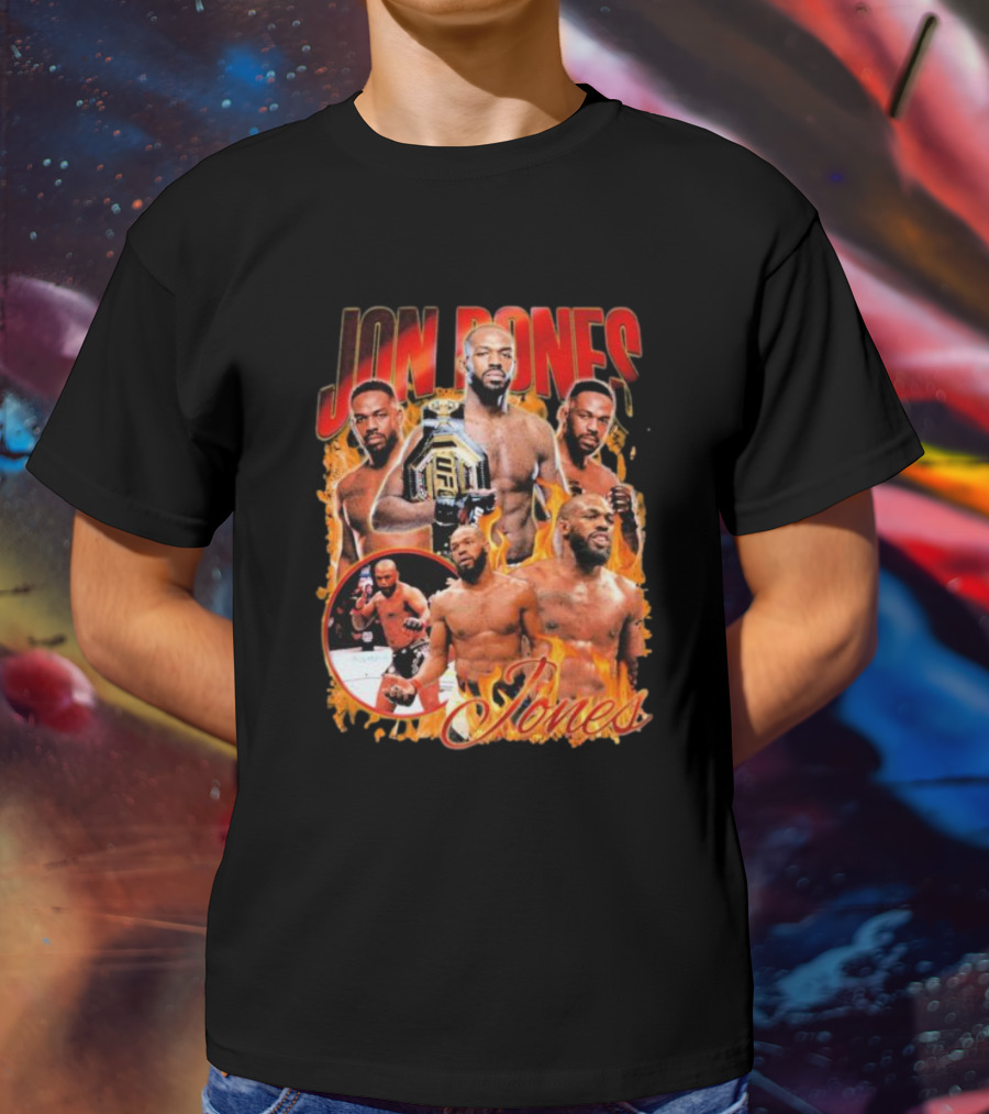 Jon Bones Jones UFC Champion Montage T-Shirt