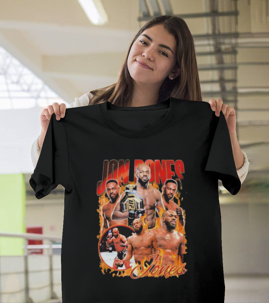 Jon Bones Jones UFC Champion Montage T-Shirt