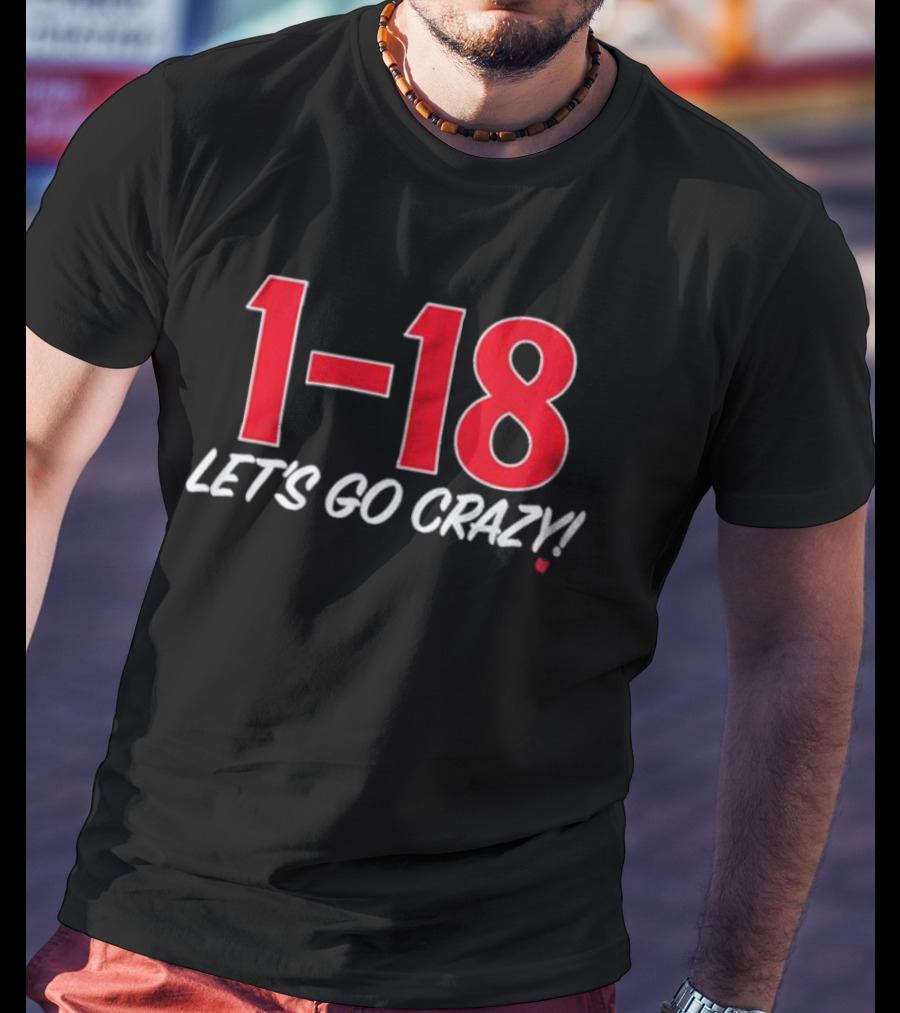 Minnesota Golden Gophers 1-18 Let's Go Crazy Fan T-Shirt