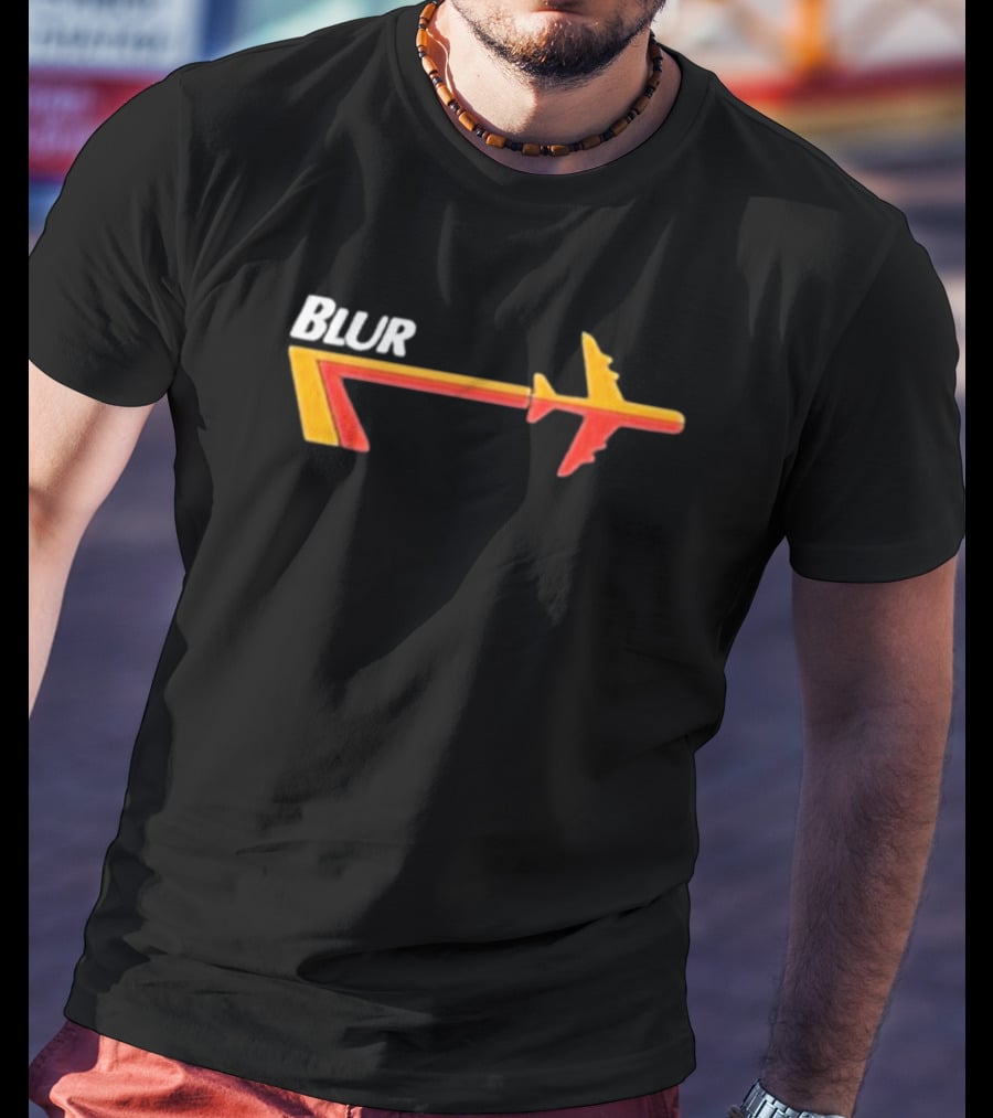 Blur Airplane Logo Merchandise Live At The Budokan T-Shirt