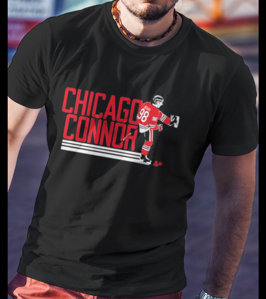 Chicago Connor Bedard Hockey Player 98 T-Shirt