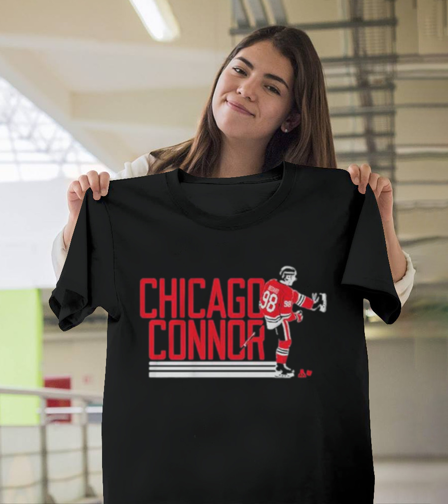 Chicago Connor Bedard Hockey Player 98 T-Shirt