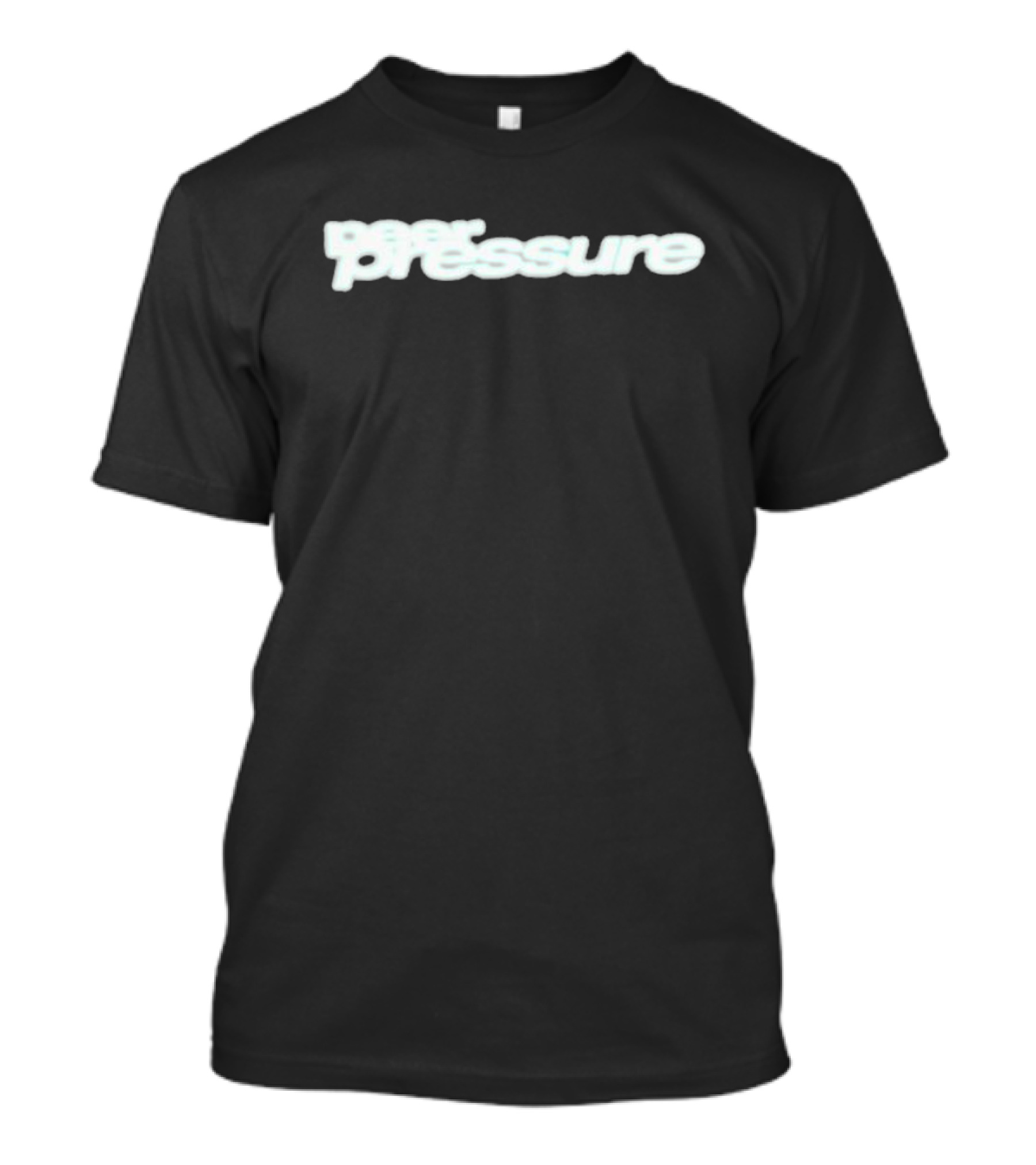 Drake Peer Pressure Bold Blurred Text T-Shirt