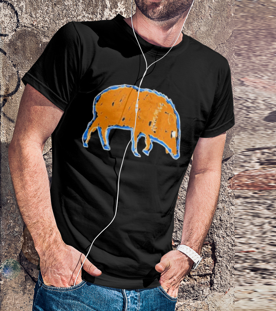 For All The Hogs Orange Boar T-Shirt