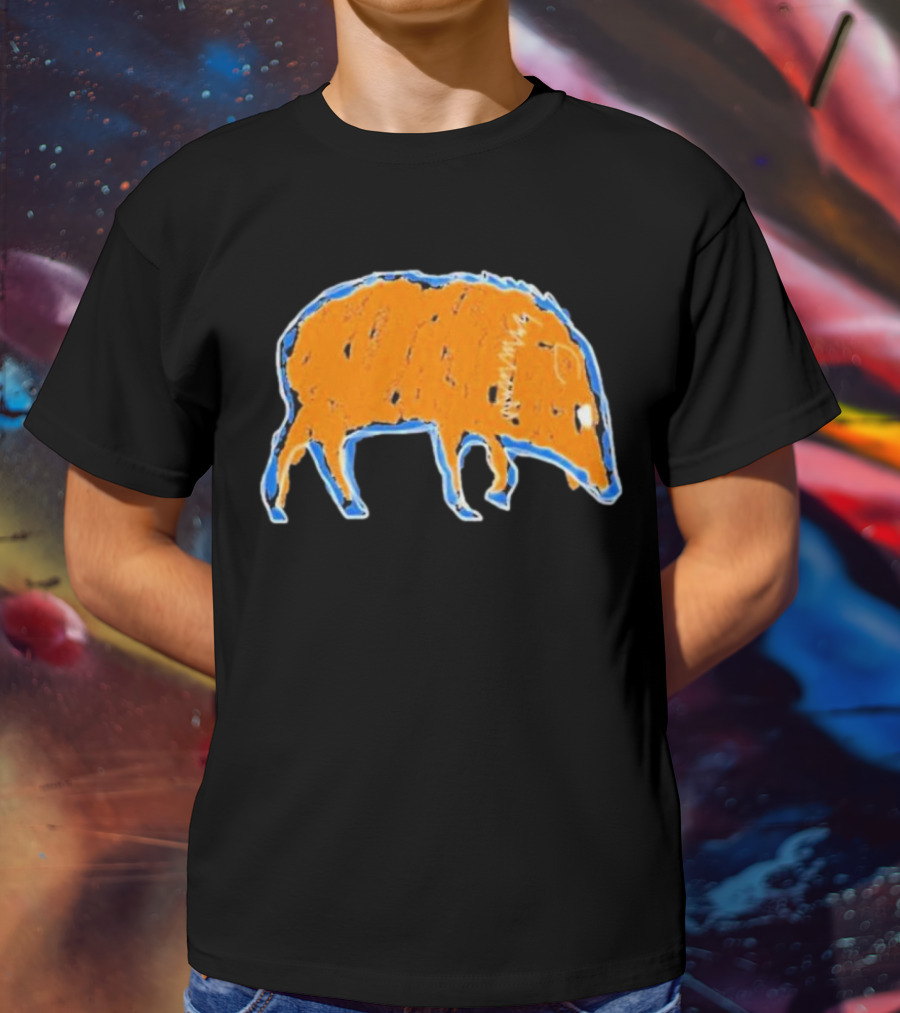 For All The Hogs Orange Boar T-Shirt