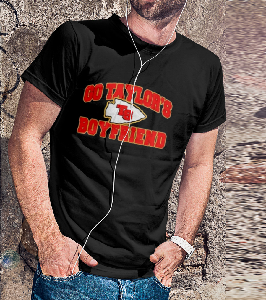 Go Taylor's Boyfriend TS Arrowhead Motif T-Shirt