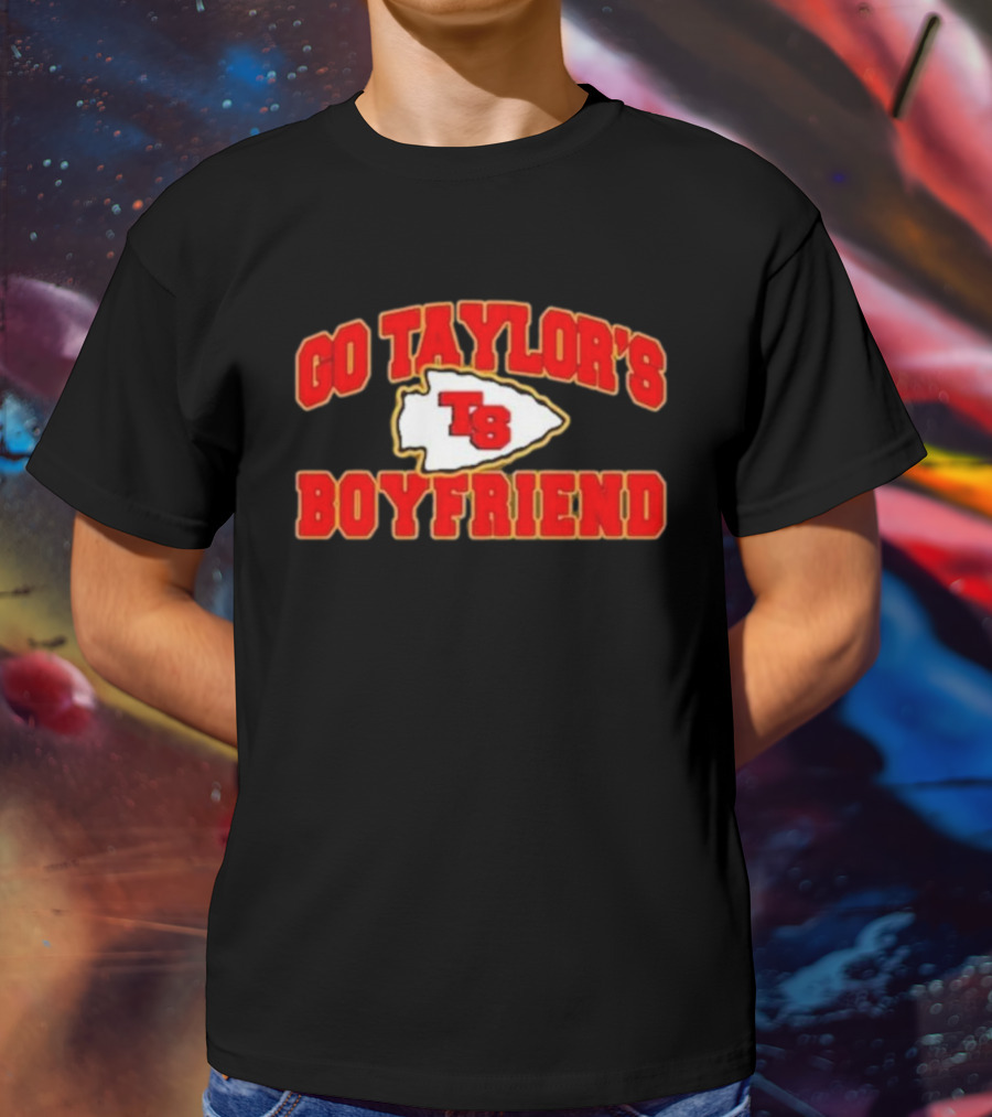 Go Taylor's Boyfriend TS Arrowhead Motif T-Shirt