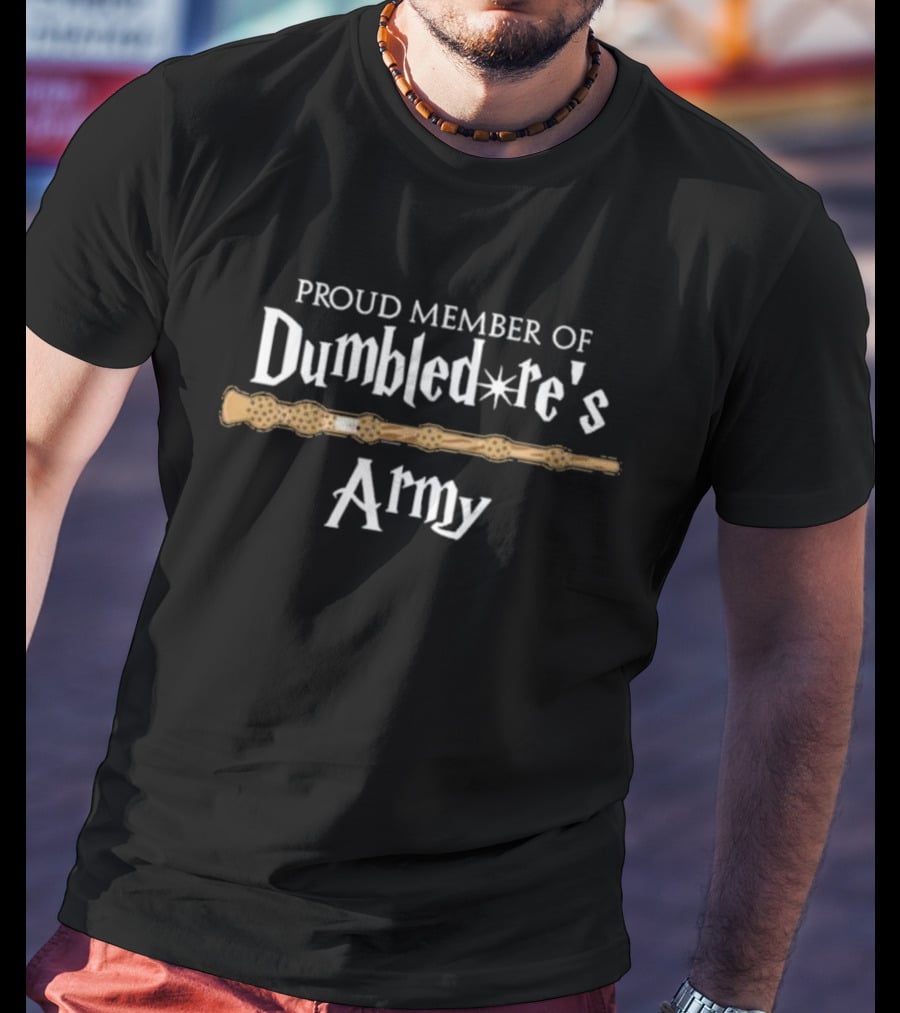 Proud Member Of Dumbledore's Army Wand T-Shirt