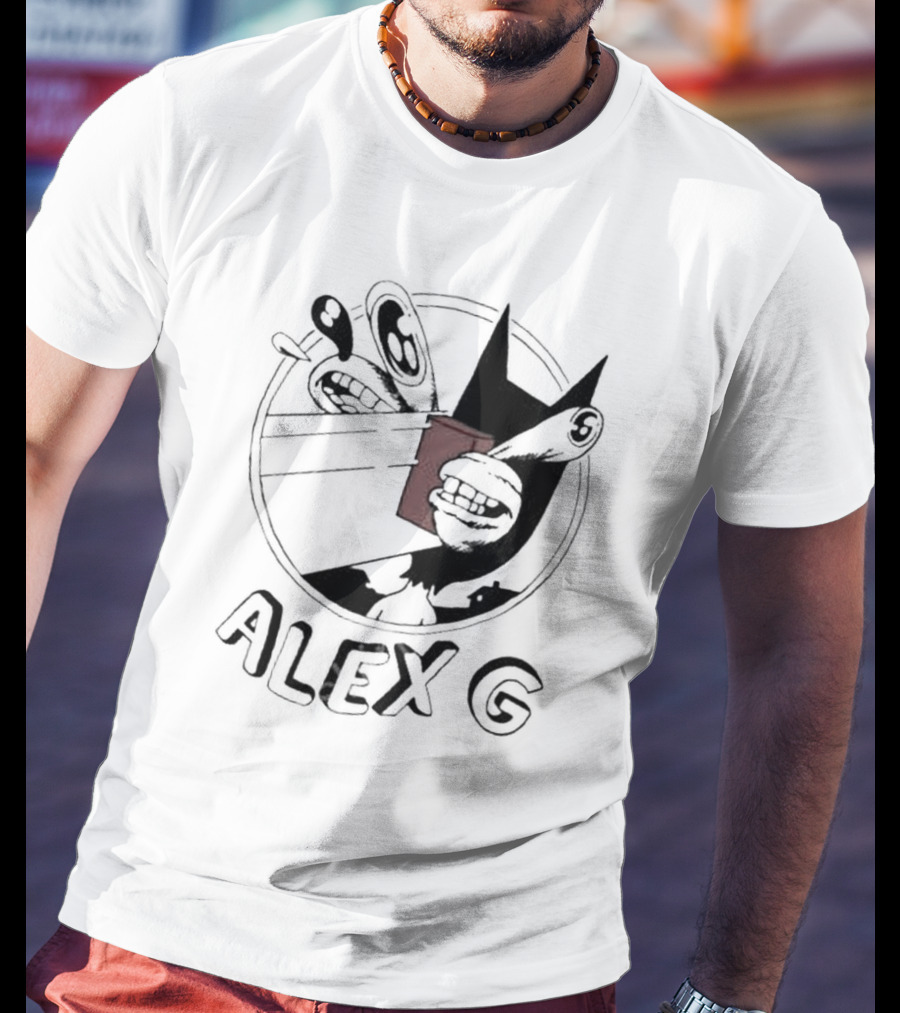 Alex G Retro Cartoon Style With Brick T-Shirt
