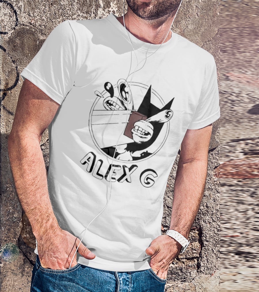 Alex G Retro Cartoon Style With Brick T-Shirt