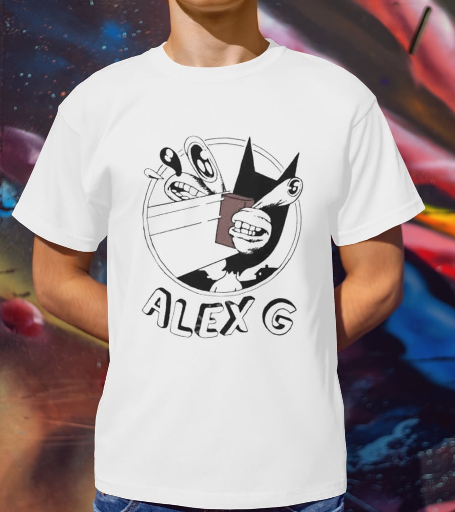 Alex G Retro Cartoon Style With Brick T-Shirt