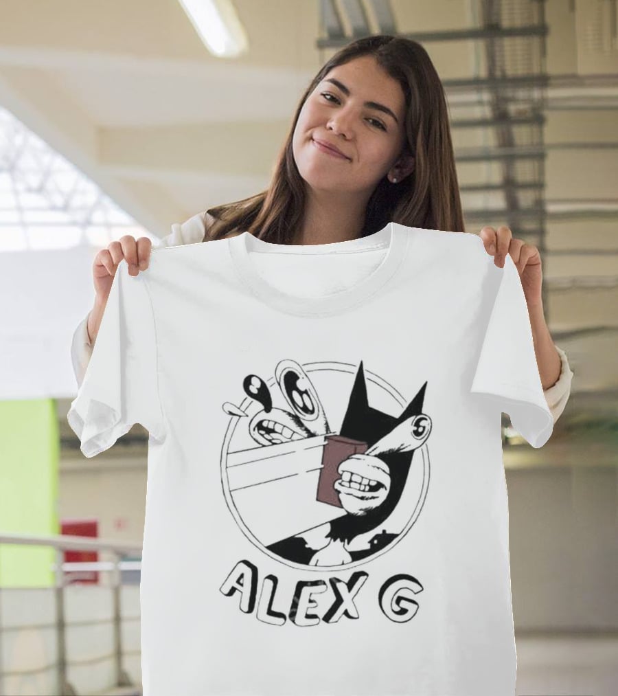 Alex G Retro Cartoon Style With Brick T-Shirt
