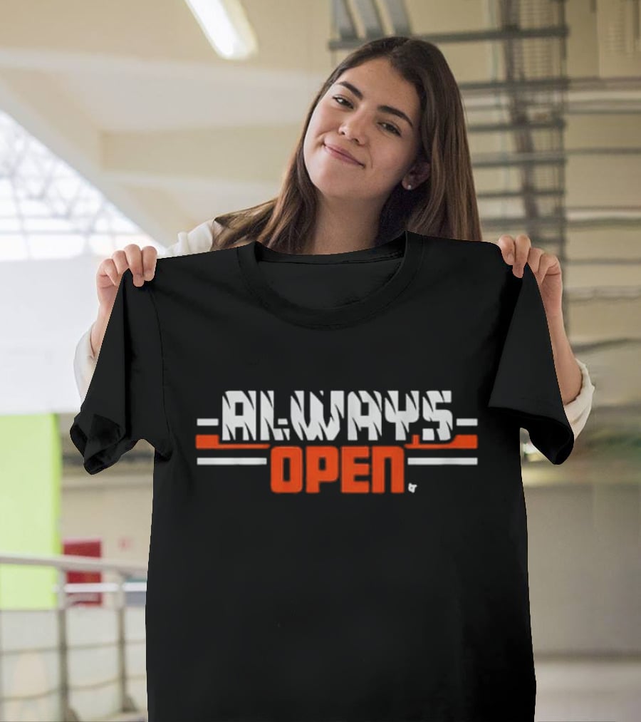 Always Open Cincinnati Football Fan T-Shirt