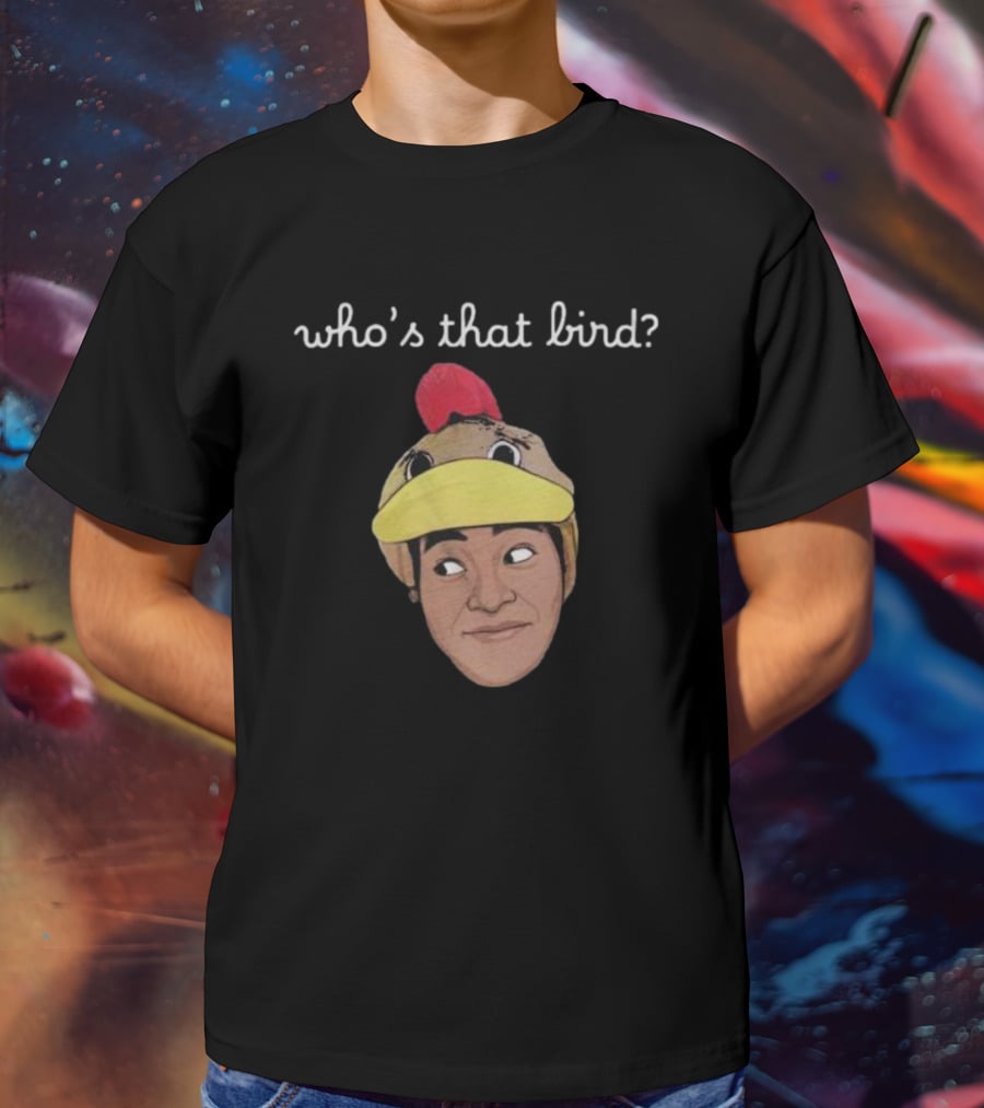 Relmyers Who’s That Bird Face In Chicken Hat T-Shirt