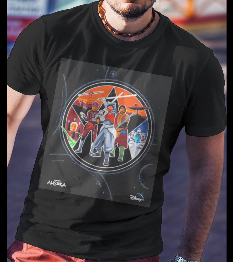 Ahsoka Episode 8 Characters And Starfighters Disney Plus T-Shirt