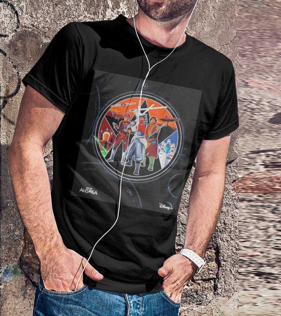 Ahsoka Episode 8 Characters And Starfighters Disney Plus T-Shirt