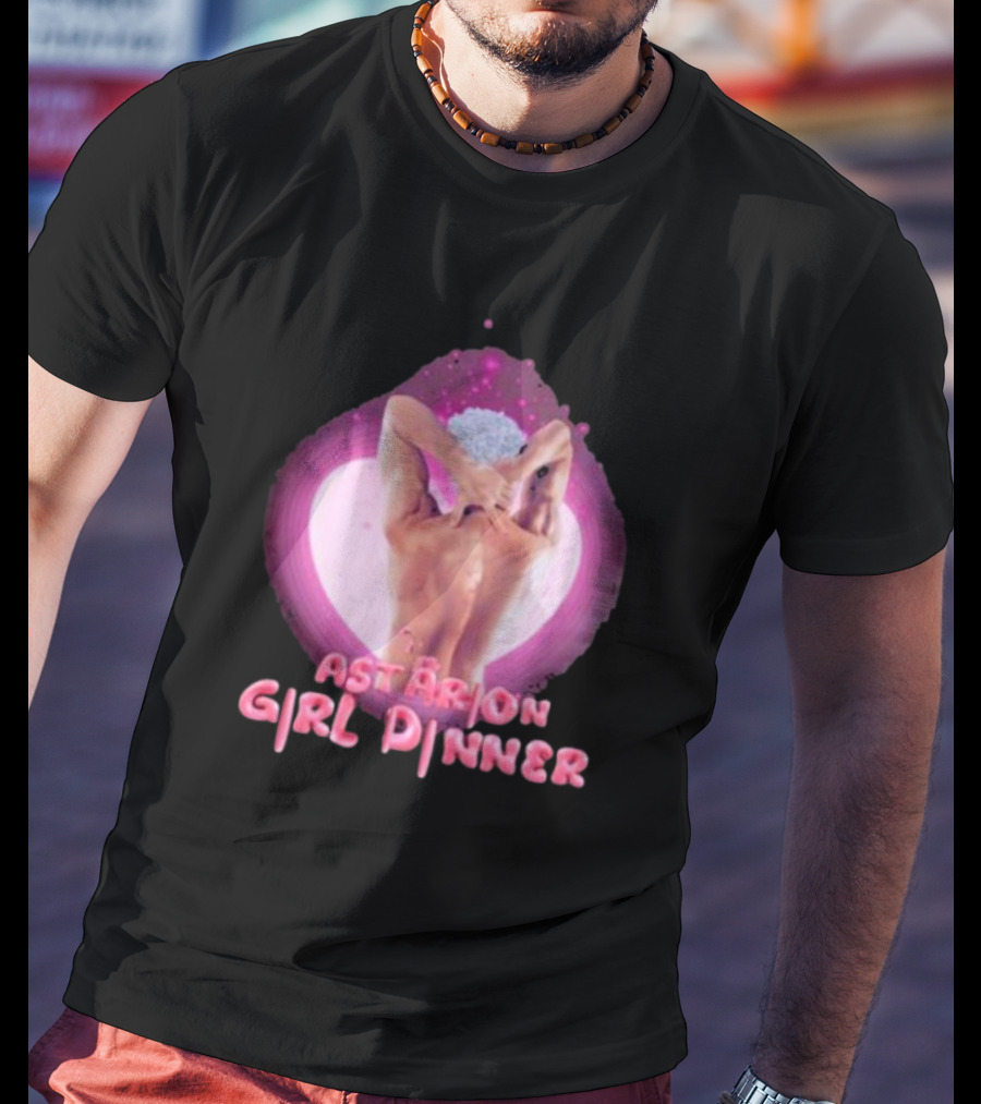 Astarion Girl Dinner Baldur’s Gate Game Character Back Pose T-Shirt