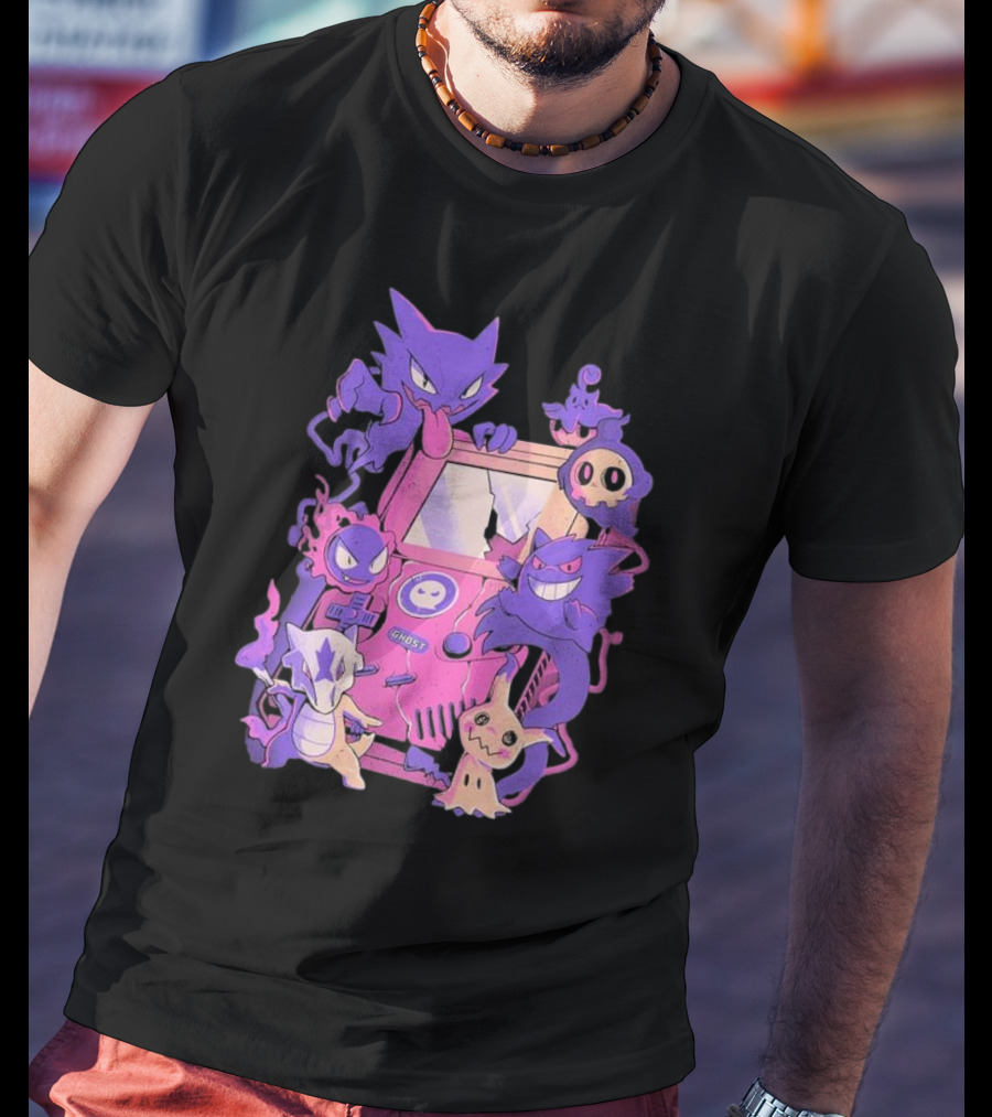 Pokemon Ghost Game Arcade T-Shirt