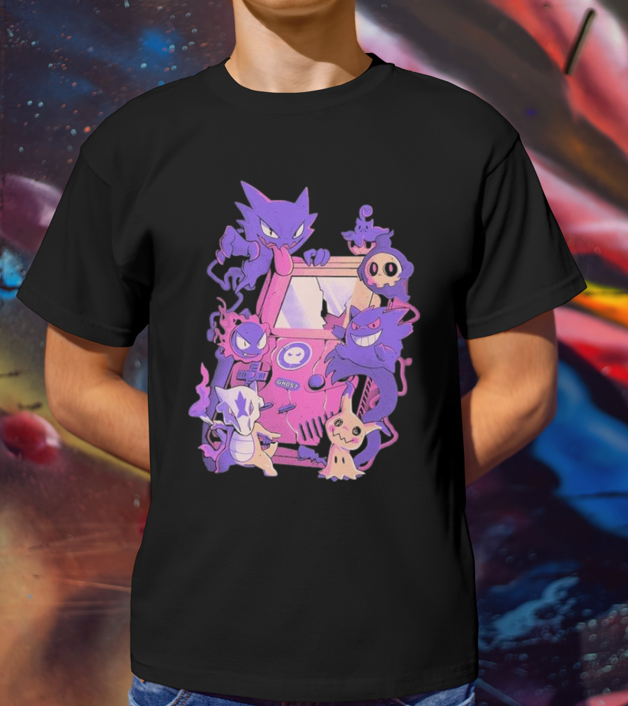 Pokemon Ghost Game Arcade T-Shirt