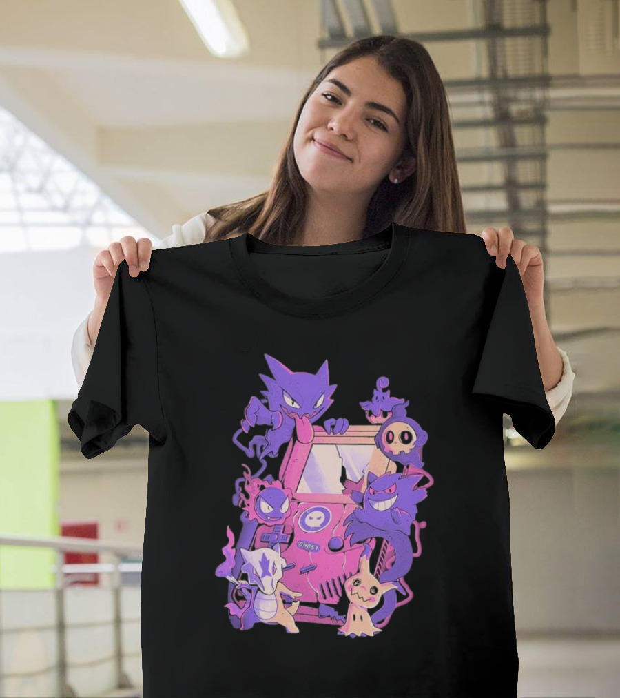 Pokemon Ghost Game Arcade T-Shirt