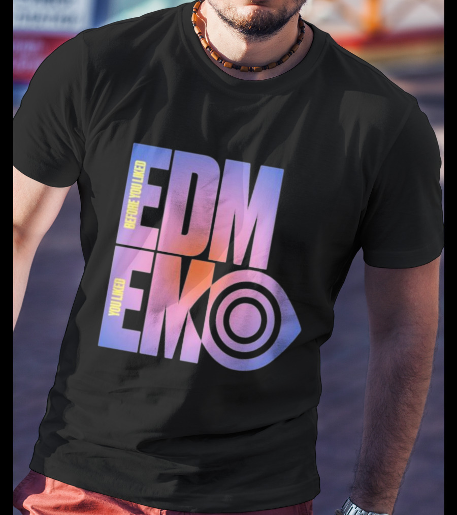 Before You Liked Edm Emo Nite X Insomniac Collaboration Pastel Gradient T-Shirt