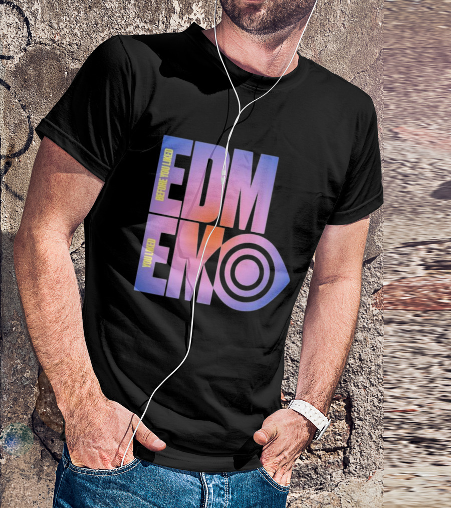 Before You Liked Edm Emo Nite X Insomniac Collaboration Pastel Gradient T-Shirt