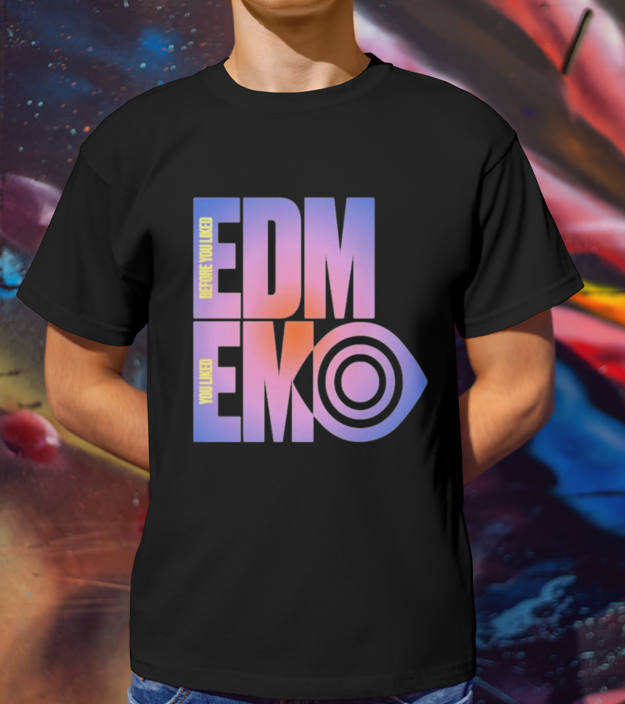 Before You Liked Edm Emo Nite X Insomniac Collaboration Pastel Gradient T-Shirt