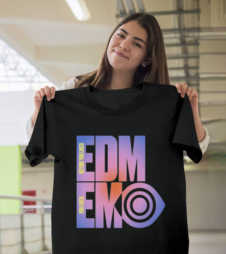 Before You Liked Edm Emo Nite X Insomniac Collaboration Pastel Gradient T-Shirt