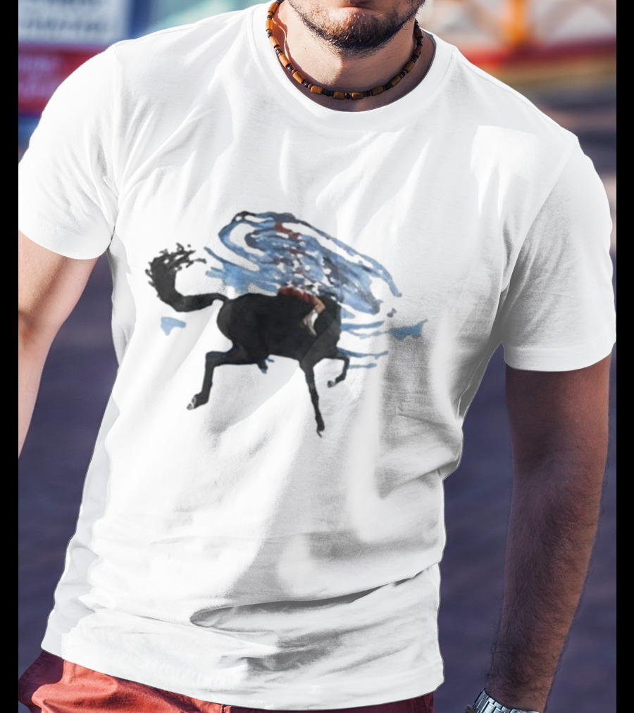 Badbunny Horse Underwater Scene T-Shirt