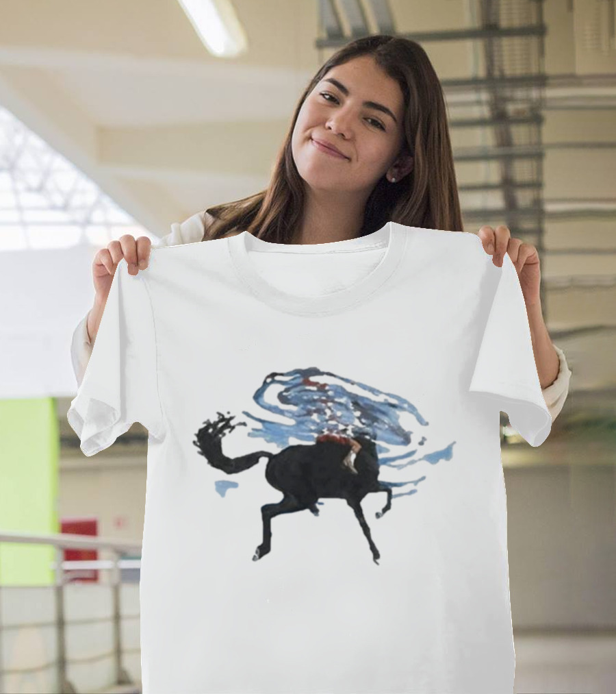 Badbunny Horse Underwater Scene T-Shirt