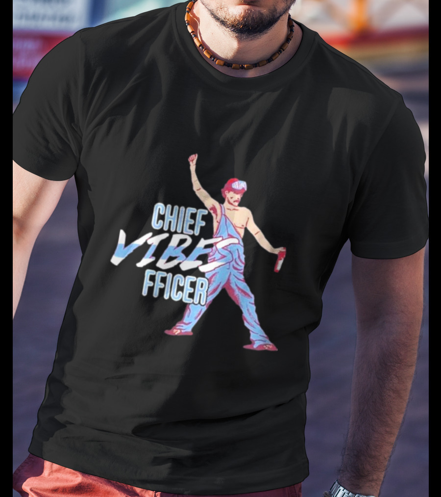 Chief Vibes Officer Fun Party Dance Pose T-Shirt