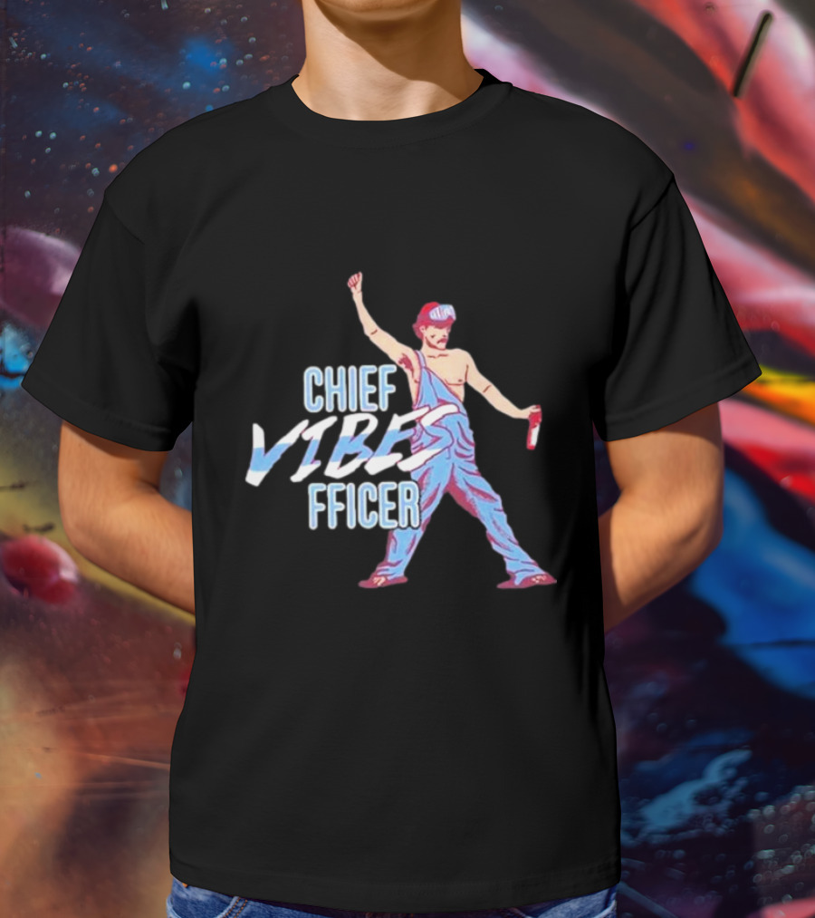 Chief Vibes Officer Fun Party Dance Pose T-Shirt