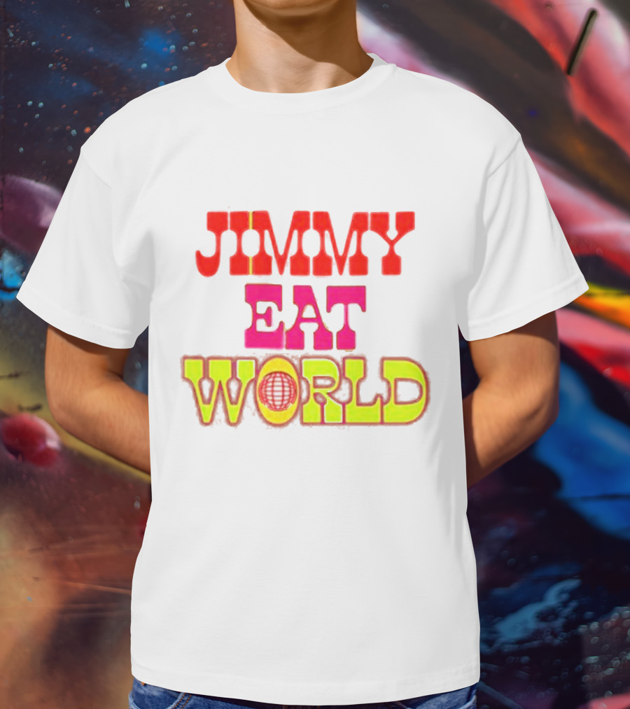 Jimmy Eat World Retro Bubble Lettering T-Shirt