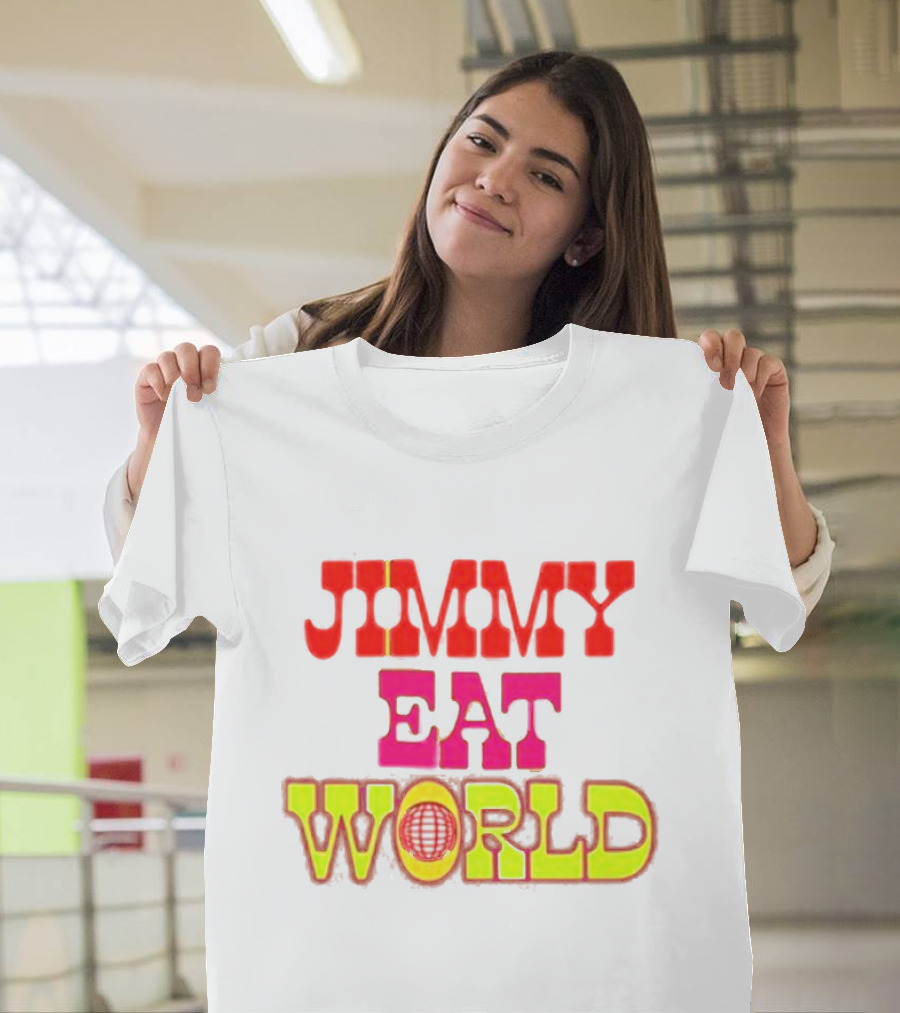 Jimmy Eat World Retro Bubble Lettering T-Shirt