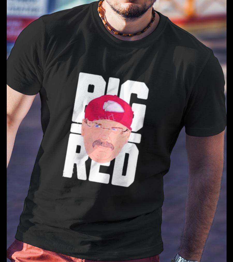 Lexiosborne Bellboy Big Red Cap And Mustache T-Shirt