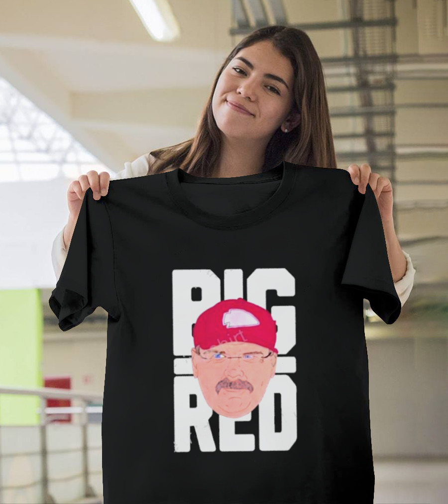 Lexiosborne Bellboy Big Red Cap And Mustache T-Shirt
