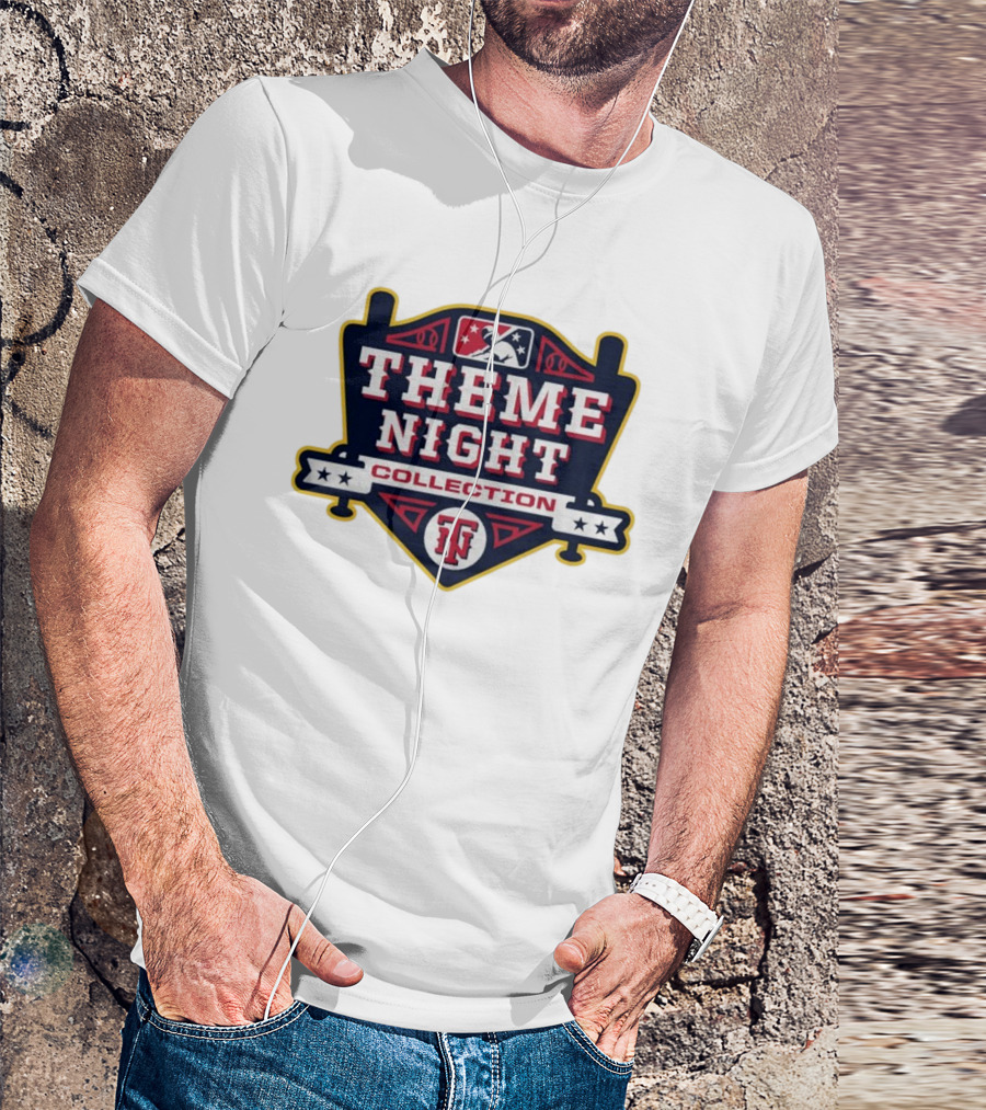 MLB Theme Night Collection Emblem With Baseball Bat Icon And Stars T-Shirt