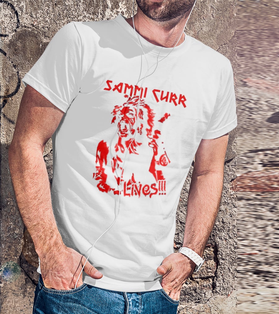 Sammi Curr Lives Heavy Metal Horror T-Shirt