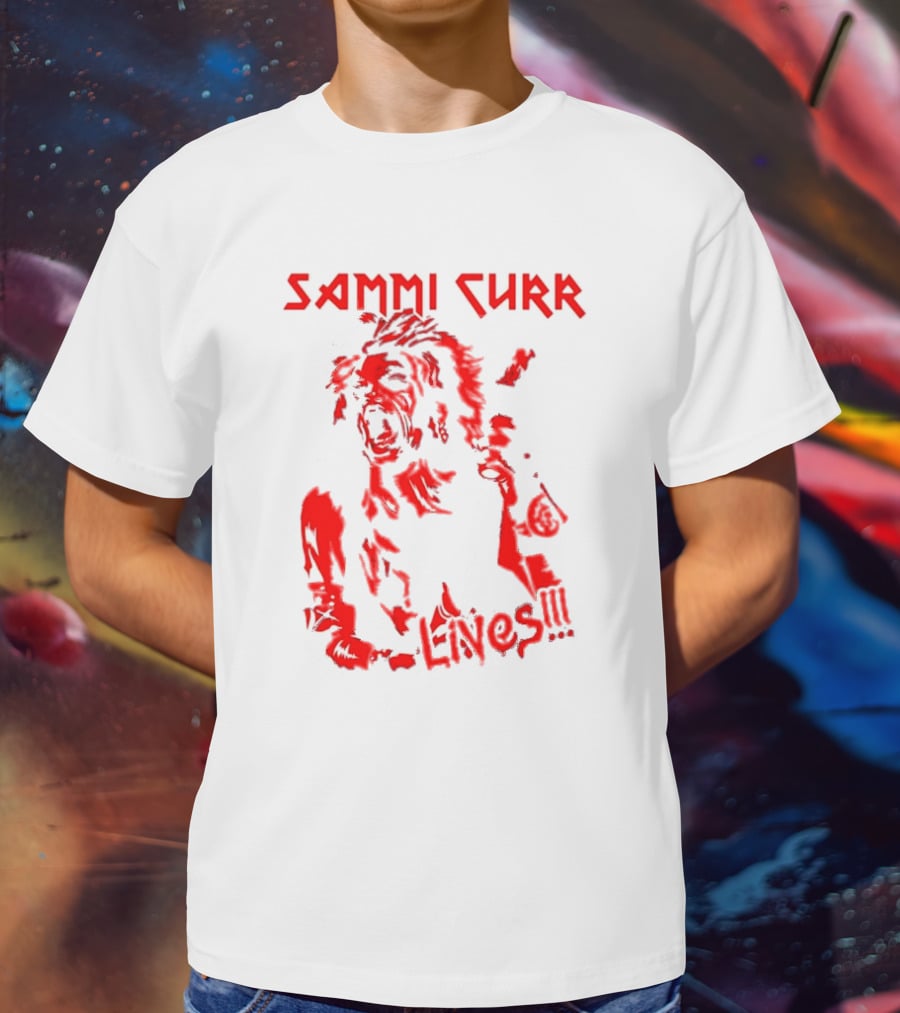 Sammi Curr Lives Heavy Metal Horror T-Shirt