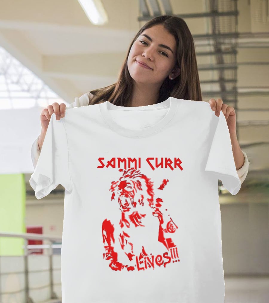 Sammi Curr Lives Heavy Metal Horror T-Shirt