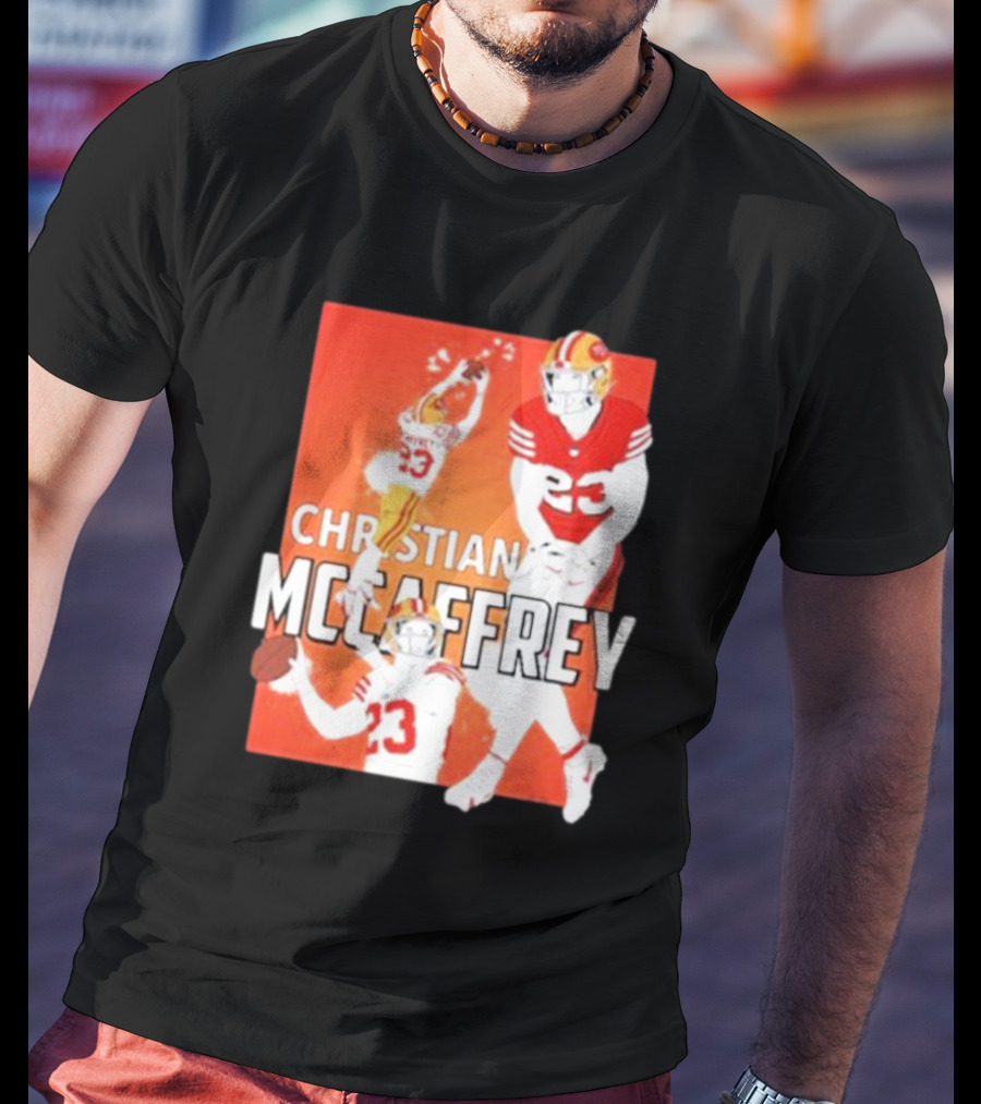 Christian McCaffrey 23 Football Highlights T-Shirt