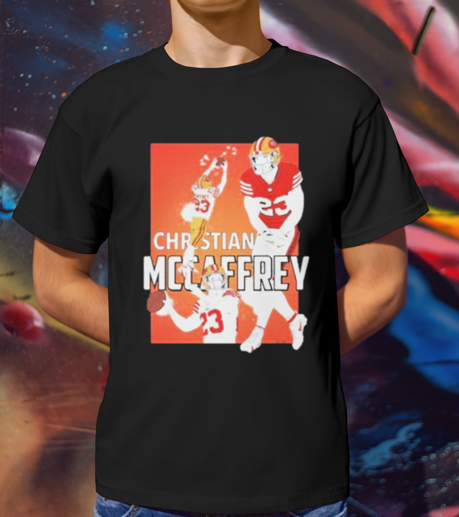 Christian McCaffrey 23 Football Highlights T-Shirt