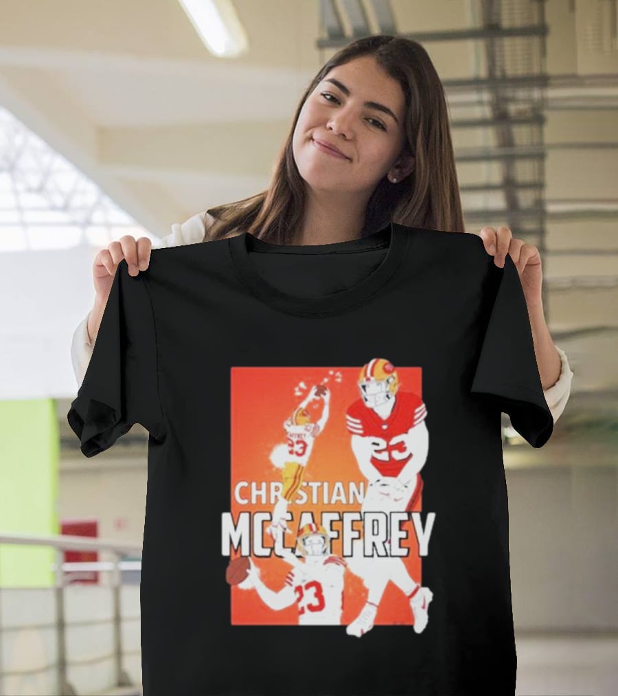 Christian McCaffrey 23 Football Highlights T-Shirt