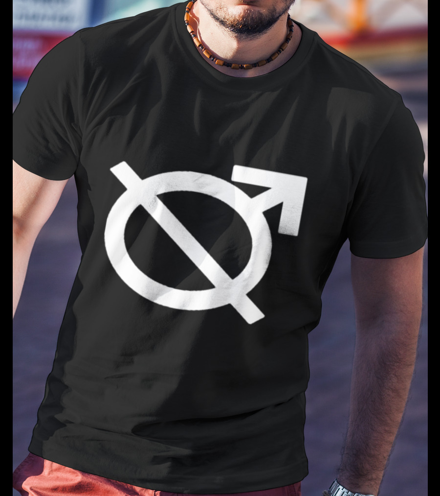 Hitsuji Goods Merch The VHS Doggy Mars Symbol Circle Arrow T-Shirt