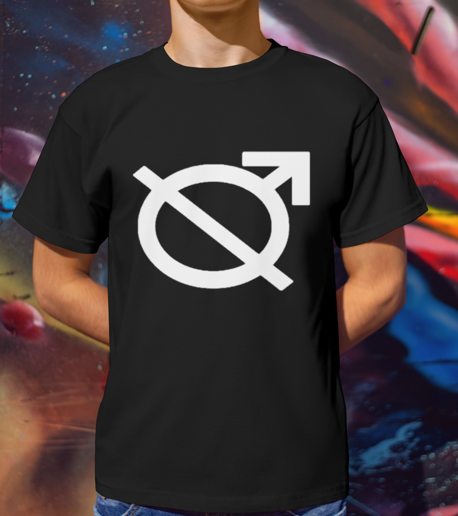 Hitsuji Goods Merch The VHS Doggy Mars Symbol Circle Arrow T-Shirt